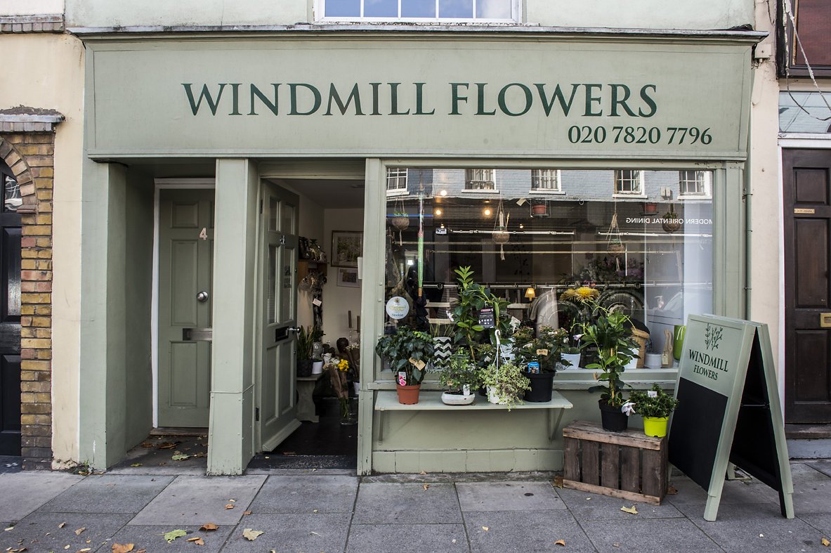 windmill flowers store front 1 - Daniel Cobb - Locally grown